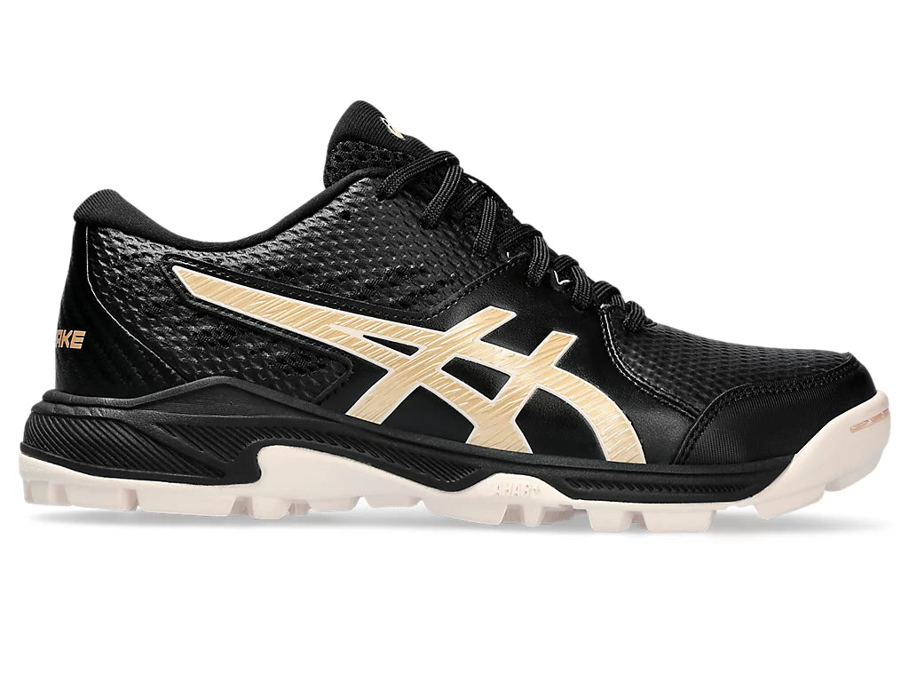 Asics Gel Peake 2 Black Champagne Womens Hockey International