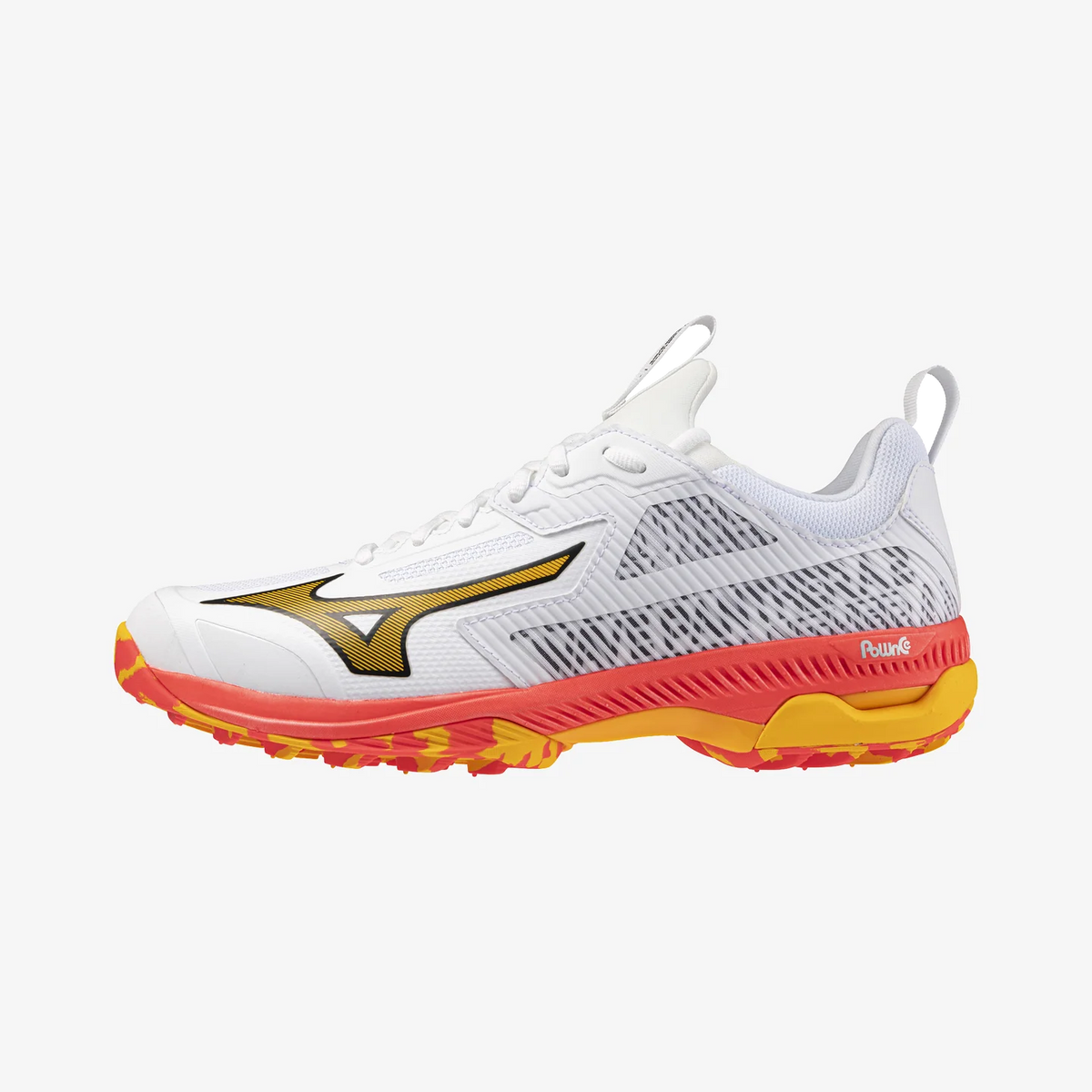 MIZUNO Wave Panthera 2 (White/ Fiery Coral) Mens – Hockey