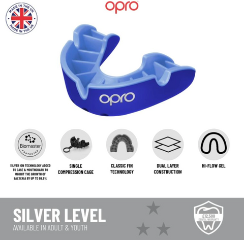 OPRO Silver Level Mouthguard (Youth 10-)