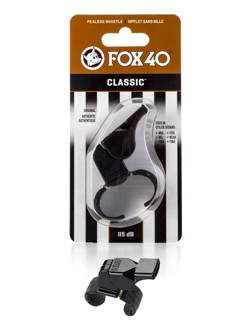 Fox 40 Classic Whistle + Finger Grip – Hockey International