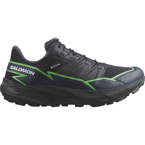 Salomon black sport shoes sales
