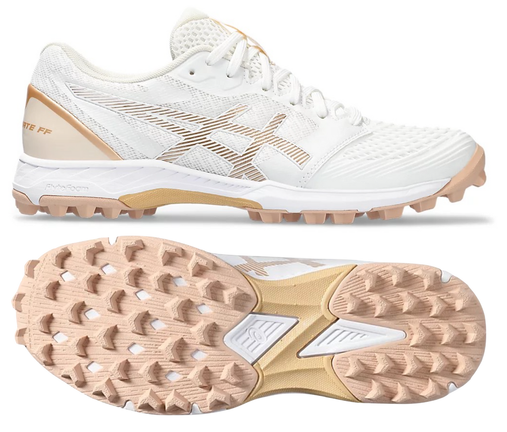 Asics Field Ultimate FF 2 White Champagne Womens Hockey International