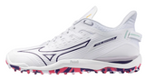 MIZUNO Wave Leopardus (White/Violet Indigo/Camellia Rose) Mens