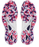 MIZUNO Wave Leopardus (White/Violet Indigo/Camellia Rose) Mens