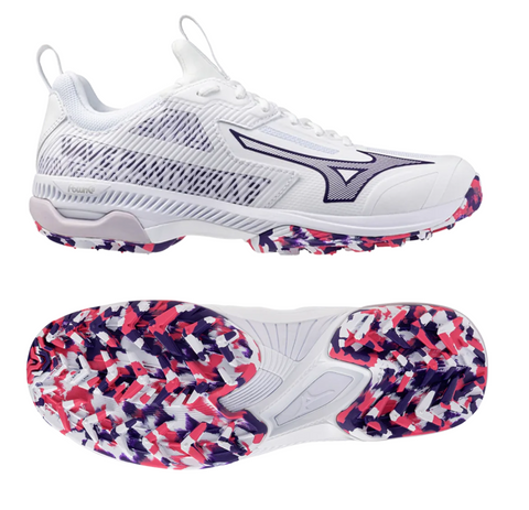 MIZUNO Panthera 2 (White/Violet Indigo/Camellia Rose) Mens