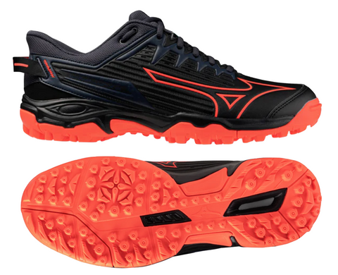 MIZUNO Wave Lynx 2 (Black/Neon Flame) Mens