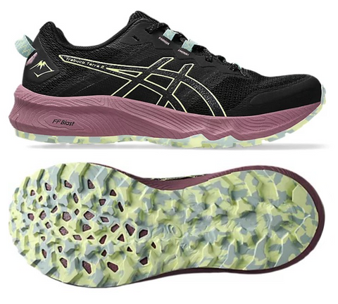 ASICS Trabuco Terra 2 (Black/Huddle Yellow) Womens