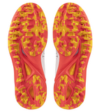 MIZUNO Wave Leopardus (White/Fiery Coral/Citrus) Mens