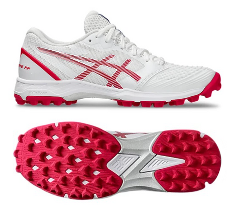 ASICS Field Ultimate FF 2 (White/Bright Rose) Womens
