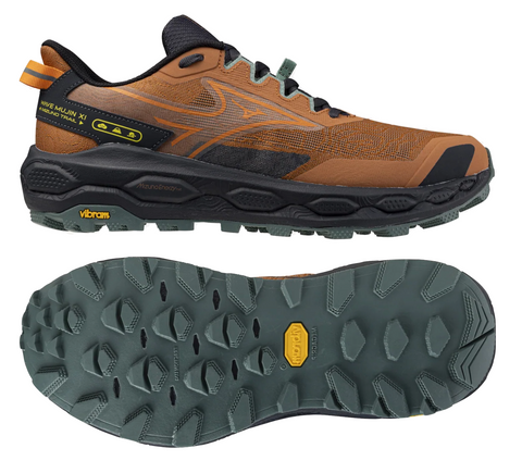 MIZUNO Wave Mujin 11 (Sunburn Green) Mens